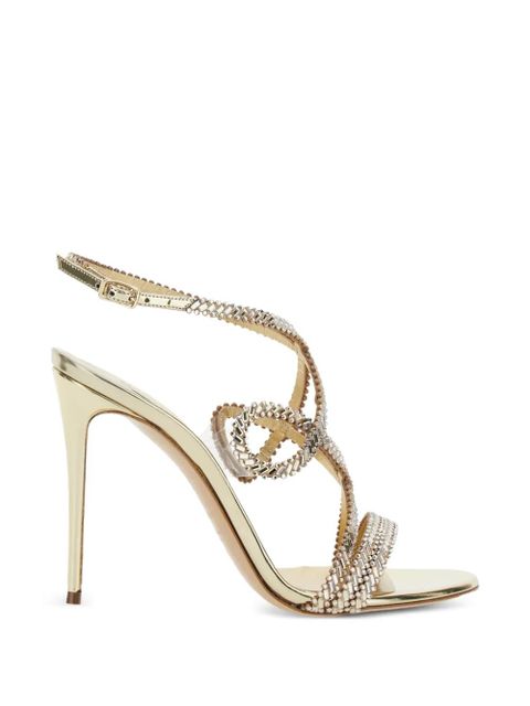 Casadei Josephine Julia embellished strap sandals - Gold - zdjęcie produktu nr 1