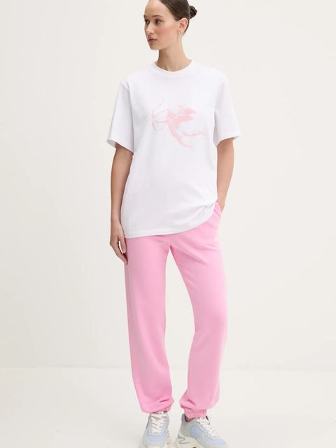 Fiorucci t-shirt bawełniany White Cupid Print Regular Fit T-Shirt - zdjęcie produktu nr 1