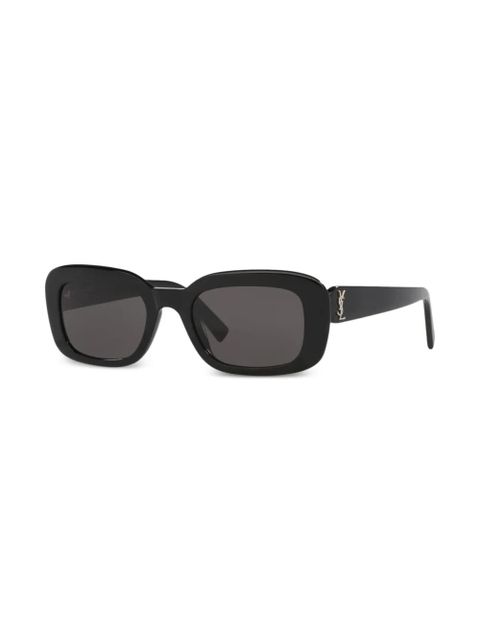 Saint Laurent Eyewear SL M130 rectangle-frame sunglasses - Black - zdjęcie produktu nr 2