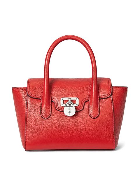 Lauren Ralph Lauren torebka skórzana kolor pomarańczowy 431969349 - zdjęcie produktu nr 1