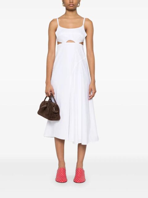 Victoria Beckham cut-out detail midi dress - White - zdjęcie produktu nr 2