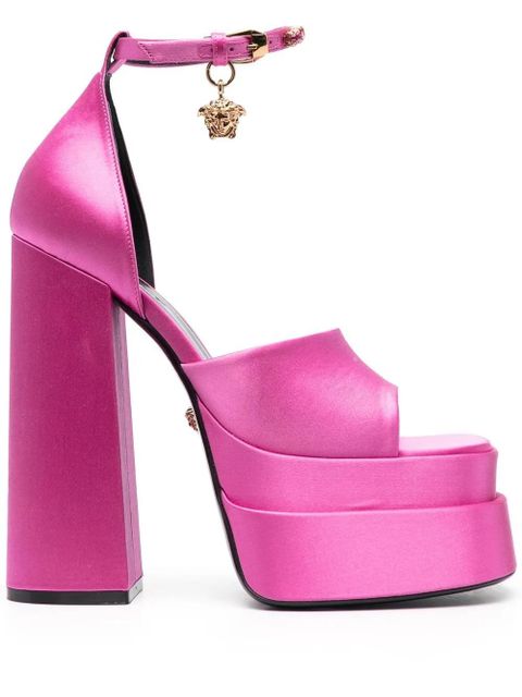 Versace Medusa charm platform sandals - Pink - zdjęcie produktu nr 1