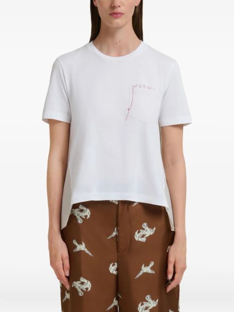 Marni pocket logo T-shirt - White