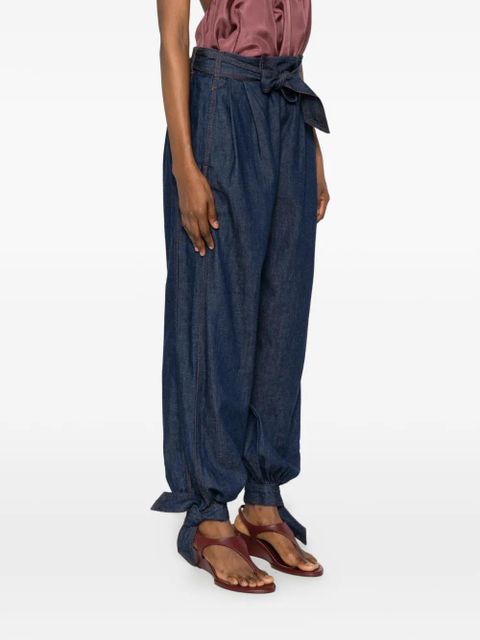 ZIMMERMANN ASTER DENIM HAREM PANT - Blue