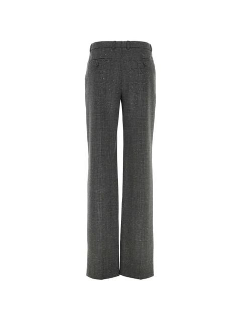 Alexander McQueen embroidered wool trousers - Grey - zdjęcie produktu nr 2