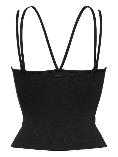 ERES Nadia ribbed tank top - Black