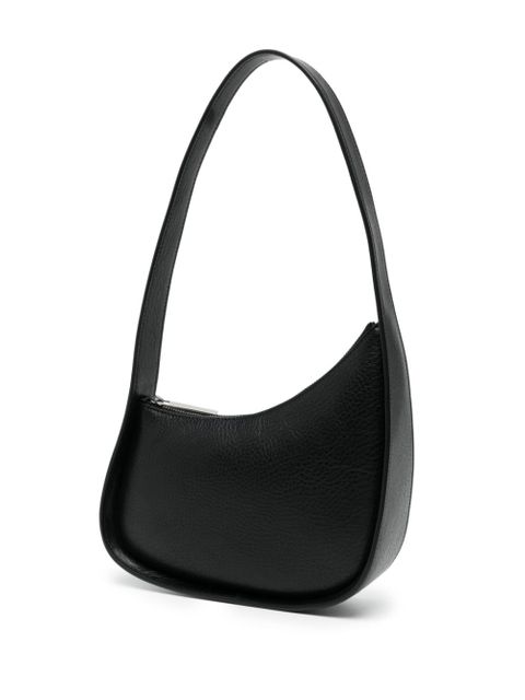 The Row Half Moon leather shoulder bag - Black