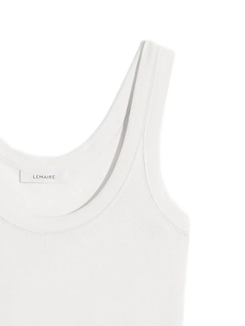 LEMAIRE ribbed scoop-neck top - White - zdjęcie produktu nr 2
