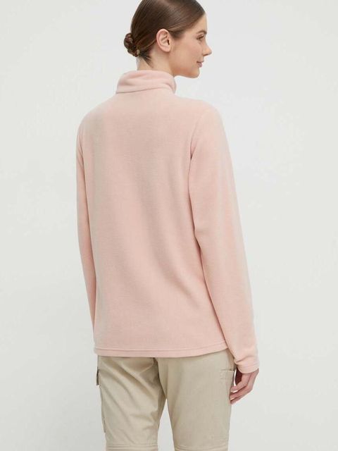 Jack Wolfskin bluza sportowa Taunus kolor różowy gładka 1711391