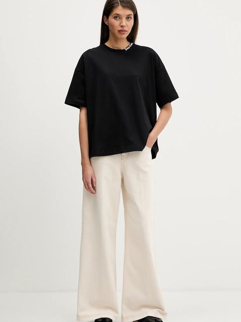 Juicy Couture t-shirt bawełniany damski kolor czarny JCTES09 - zdjęcie produktu nr 2