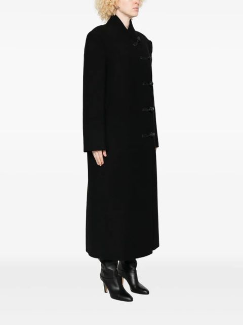 Róhe band-collar toggle coat - Black - zdjęcie produktu nr 2