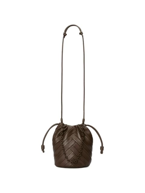 LOEWE medium Flamenco chain bucket bag - Brown