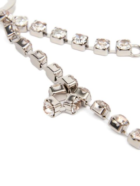 MM6 Maison Margiela polish-finish drop earrings - Silver