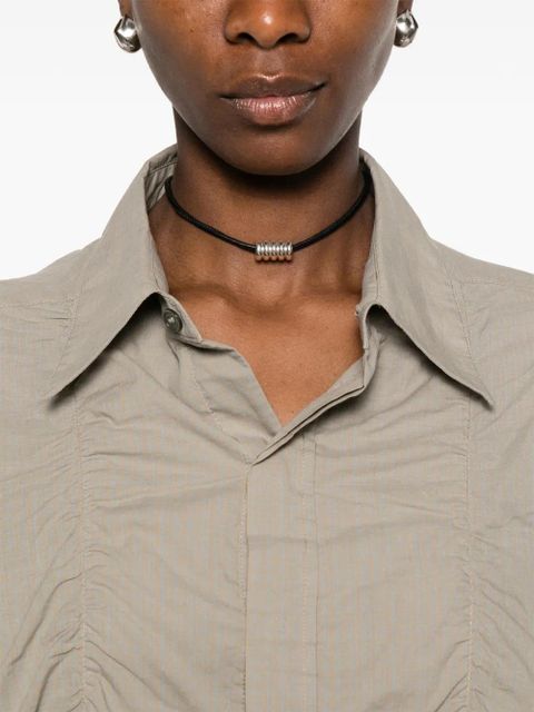 OUR LEGACY Jumble ruched shirt - Grey