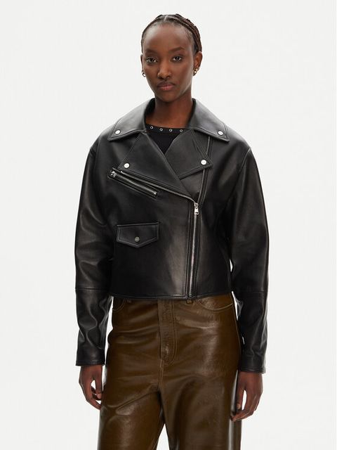 Kurtka skórzana HUGO