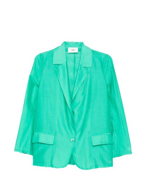 SOLOTRE single-breasted blazer - Green - zdjęcie produktu nr 1
