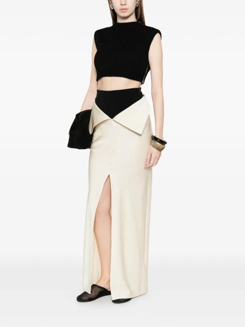 Nanushka split front long skirt - Neutrals - zdjęcie produktu nr 2