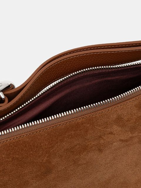 Coccinelle torebka skórzana ELINOR kolor brązowy E1.TL6.12.02.01