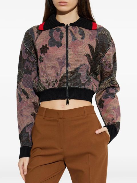 ETRO floral-jacquard zip-up jacket - Pink - zdjęcie produktu nr 1