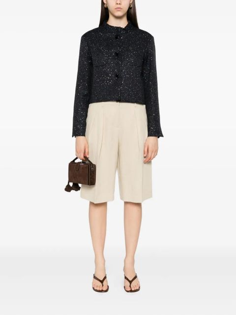 Max Mara sequin-embellished jacket - Blue - zdjęcie produktu nr 2