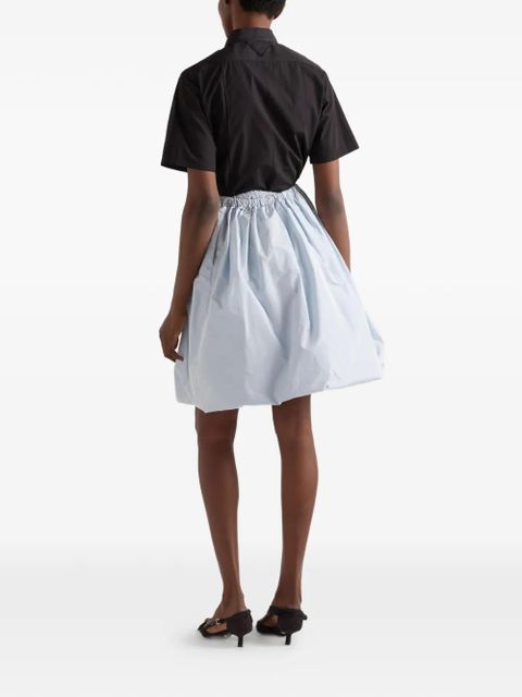 Prada short-sleeved poplin shirt - Black