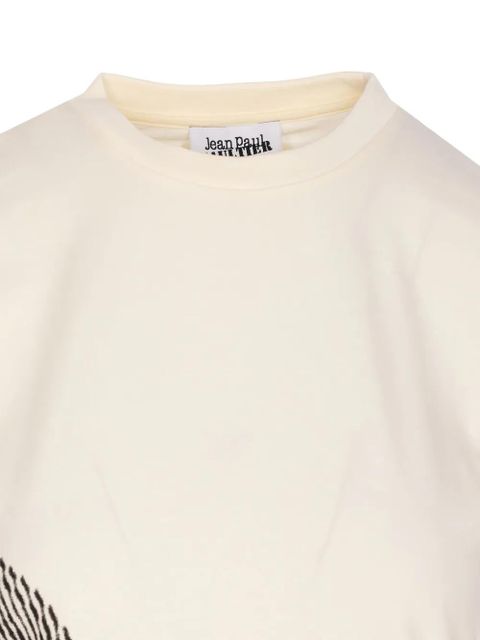 Jean Paul Gaultier logo-print cotton T-shirt - White