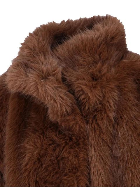 The Frankie Shop Ravello faux-fur coat - Brown