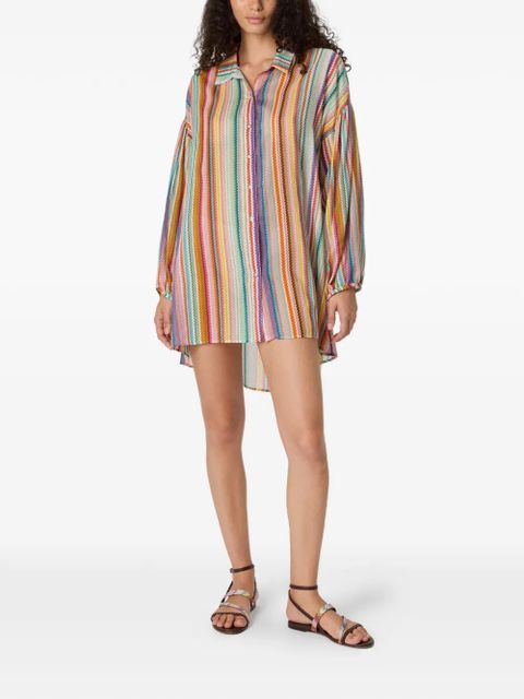 Missoni zigzag-pattern shirt - Red
