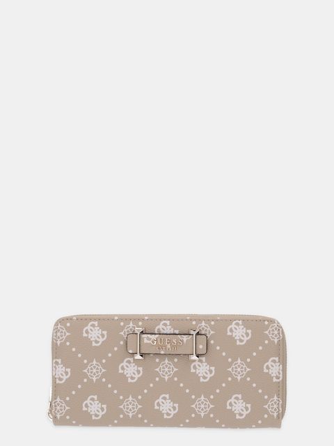 Guess portfel SILIA damski kolor beżowy SWGP98 90146 - zdjęcie produktu nr 1