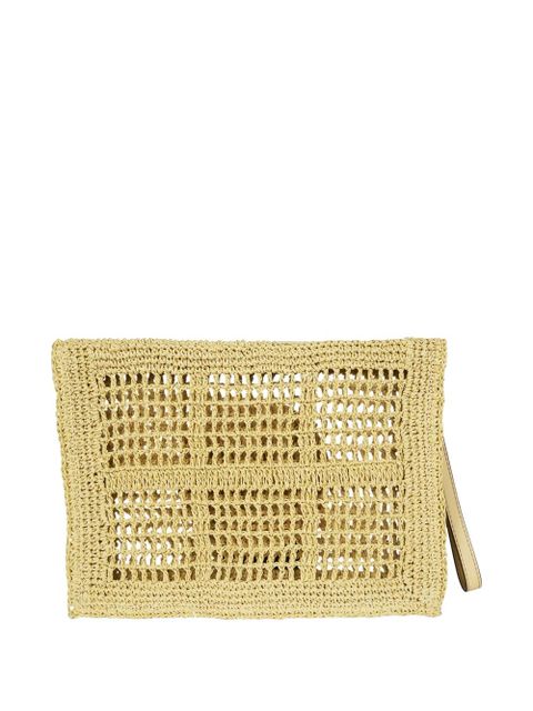 Tory Burch Ella hand-crocheted pouch - Neutrals - zdjęcie produktu nr 2