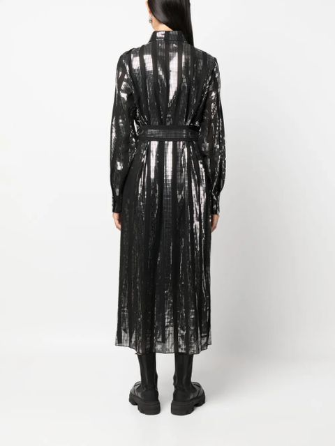 Golden Goose Chemisier Dana midi dress - Black