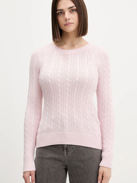 Hollister Co. sweter damski kolor różowy KI350-5305-601 - zdjęcie produktu nr 1