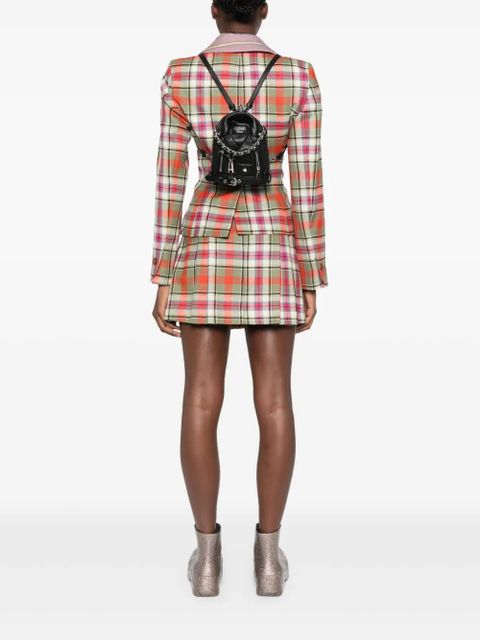 Moschino Biker leather backpack - Black - zdjęcie produktu nr 2