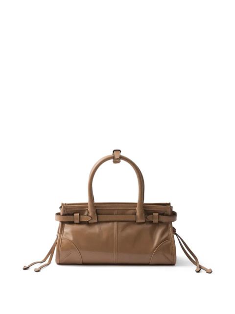 Prada Bonnie leather shoulder bag - Brown
