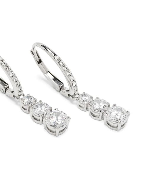 Swarovski Stilla Attract Trilogy drop earrings - Silver