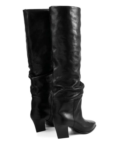 Jimmy Choo 60mm Hart leather boots - Black