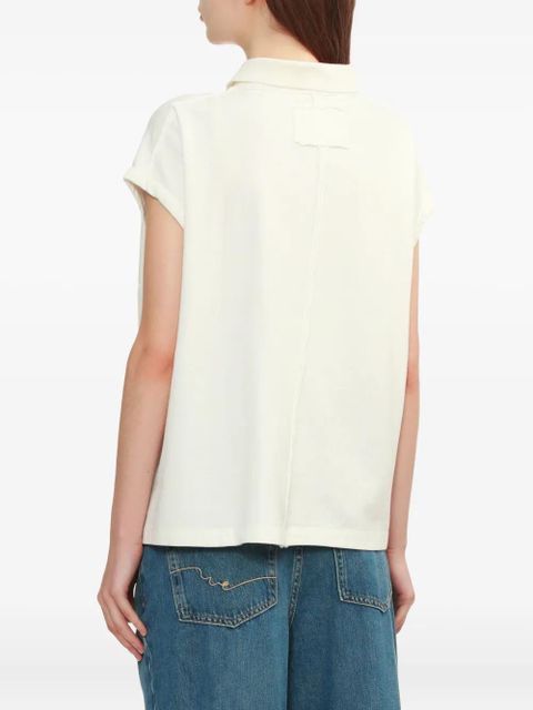 Free People sleeveless polo top - Neutrals