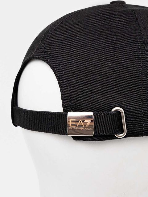 EA7 Emporio Armani czapka z daszkiem bawełniana