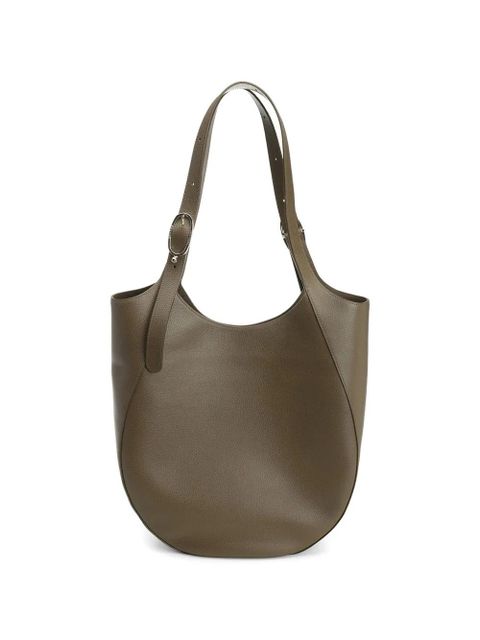 Longchamp Le Foulonné leather tote bag - Green - zdjęcie produktu nr 2