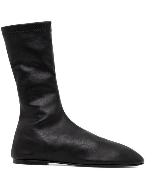 Proenza Schouler Tee leather sock boots - Black - zdjęcie produktu nr 1
