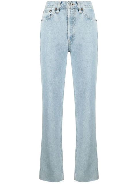 RE/DONE 90s high-rise straight jeans - Blue - zdjęcie produktu nr 1