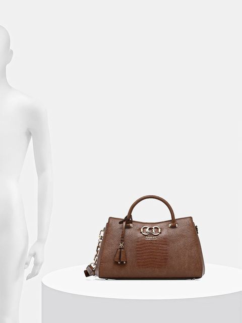 Guess torebka SALINGE kolor brązowy HWKG96 24060