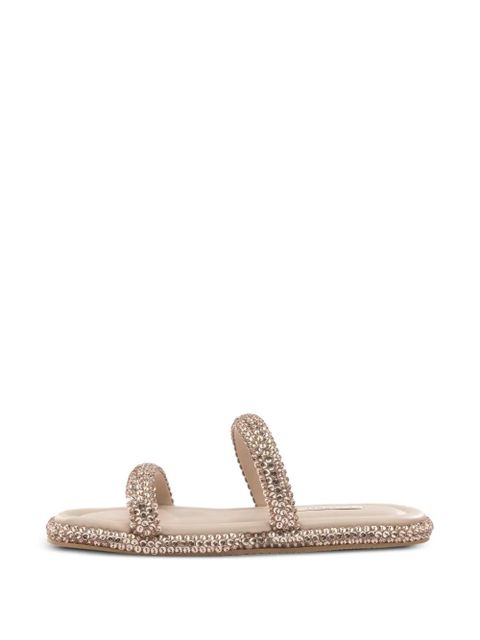 Casadei bead-embellished sandals - Neutrals