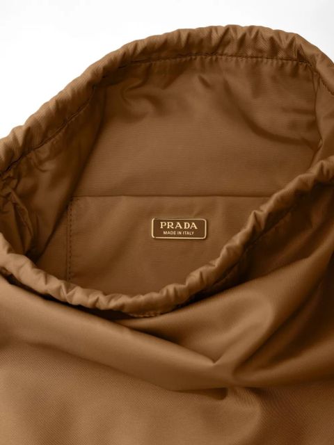 Prada Wish Re-Nylon pouch - Brown