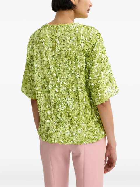 Essentiel Antwerp sequin blouse - Green
