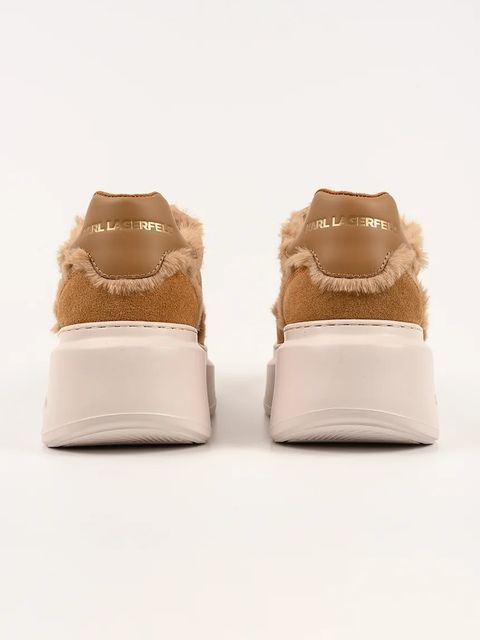 Karl Lagerfeld sneakersy zamszowe ANAKAPRI U damskie kolor brązowy KL63509 - zdjęcie produktu nr 2