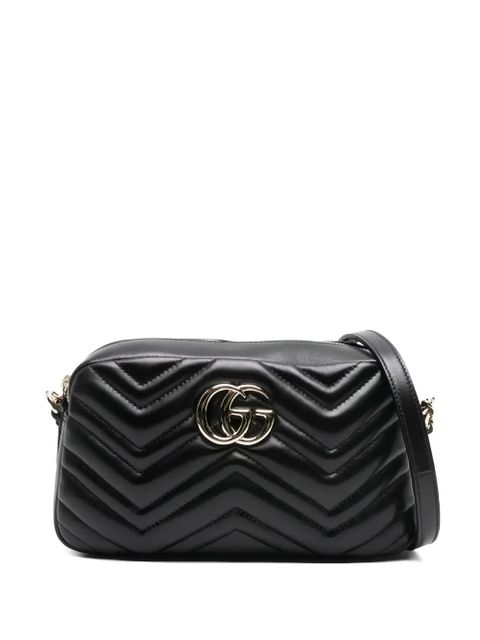 Gucci GG-Marmont logo-plaque cross-body bag - Black - zdjęcie produktu nr 1