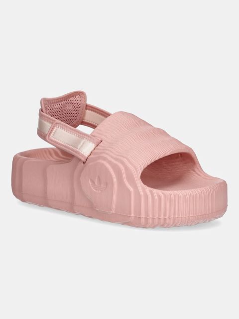 adidas Originals klapki Adilette 22 XLG damskie kolor różowy na platformie JQ3275 - zdjęcie produktu nr 1