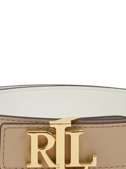 Lauren Ralph Lauren logo-buckle reversible leather belt - Neutrals - zdjęcie produktu nr 2
