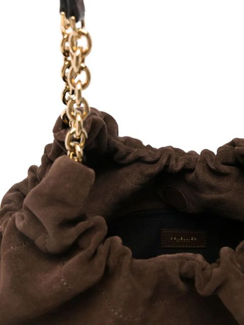 DeMellier Midi Miami suede shoulder bag - Brown - zdjęcie produktu nr 2